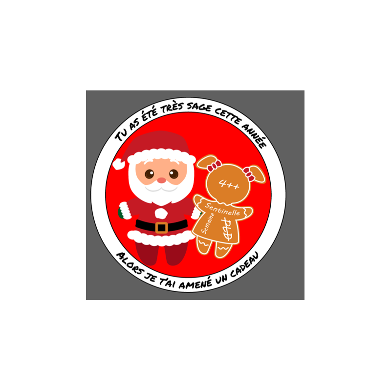 Patch Cadeau de Noël Femme