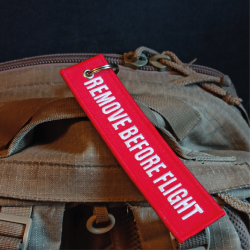 Flamme "REMOVE BEFORE...